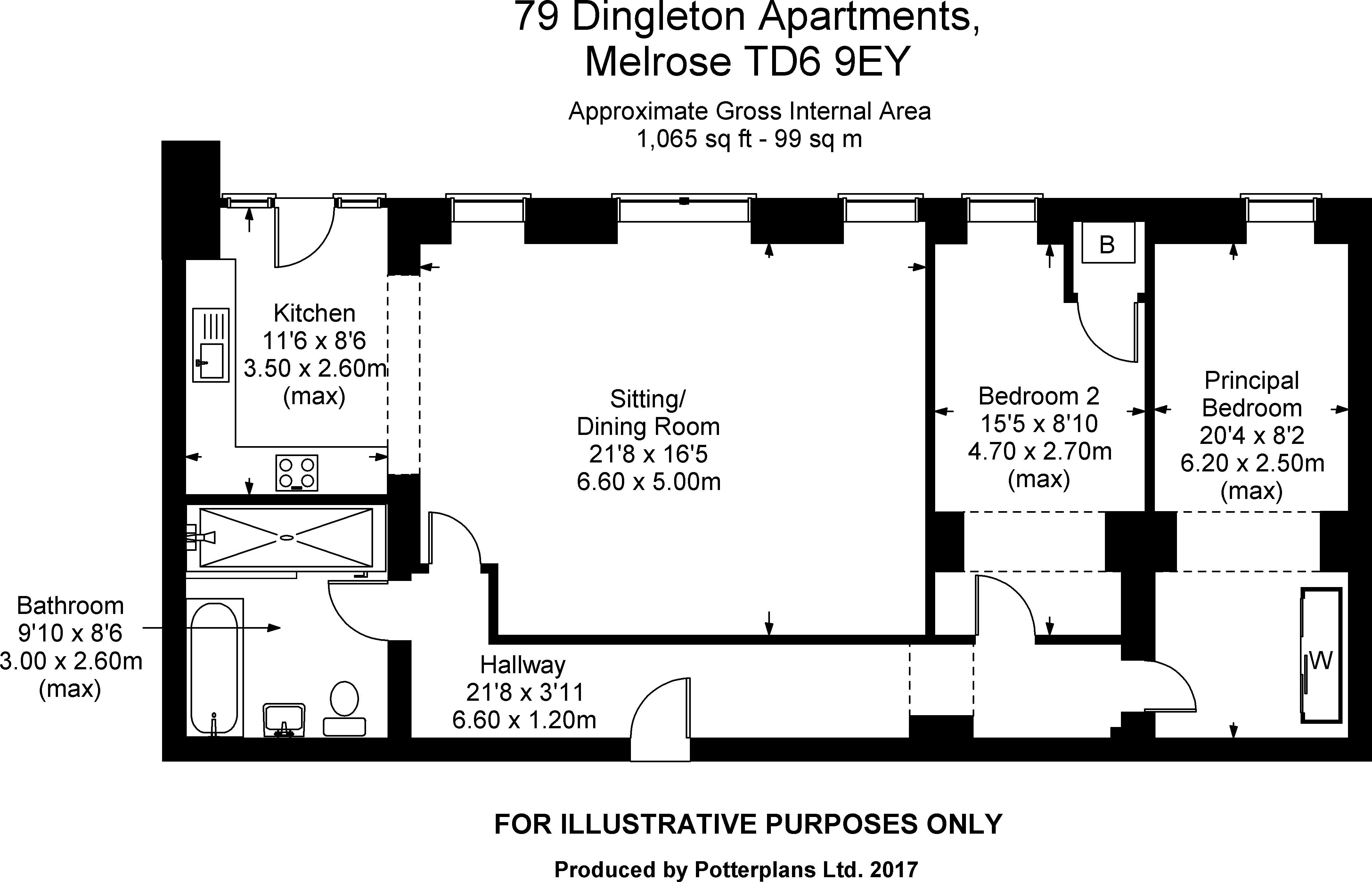 79 Dingleton Apartments Floorplan